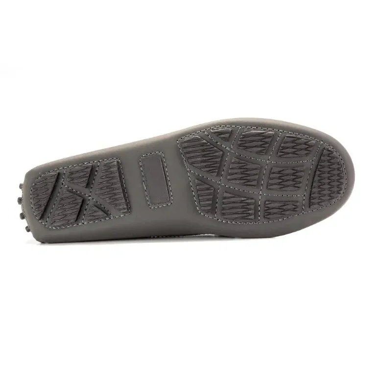 2517 - Gray Sahara Leather Soft Loafer for Girl by London Kids