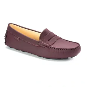 2582 - Bordo Sahara Leather Soft Loafer for Girl by London Kids