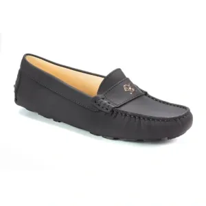 2699 - Black Sahara Leather Soft Loafer for Girl by London Kids