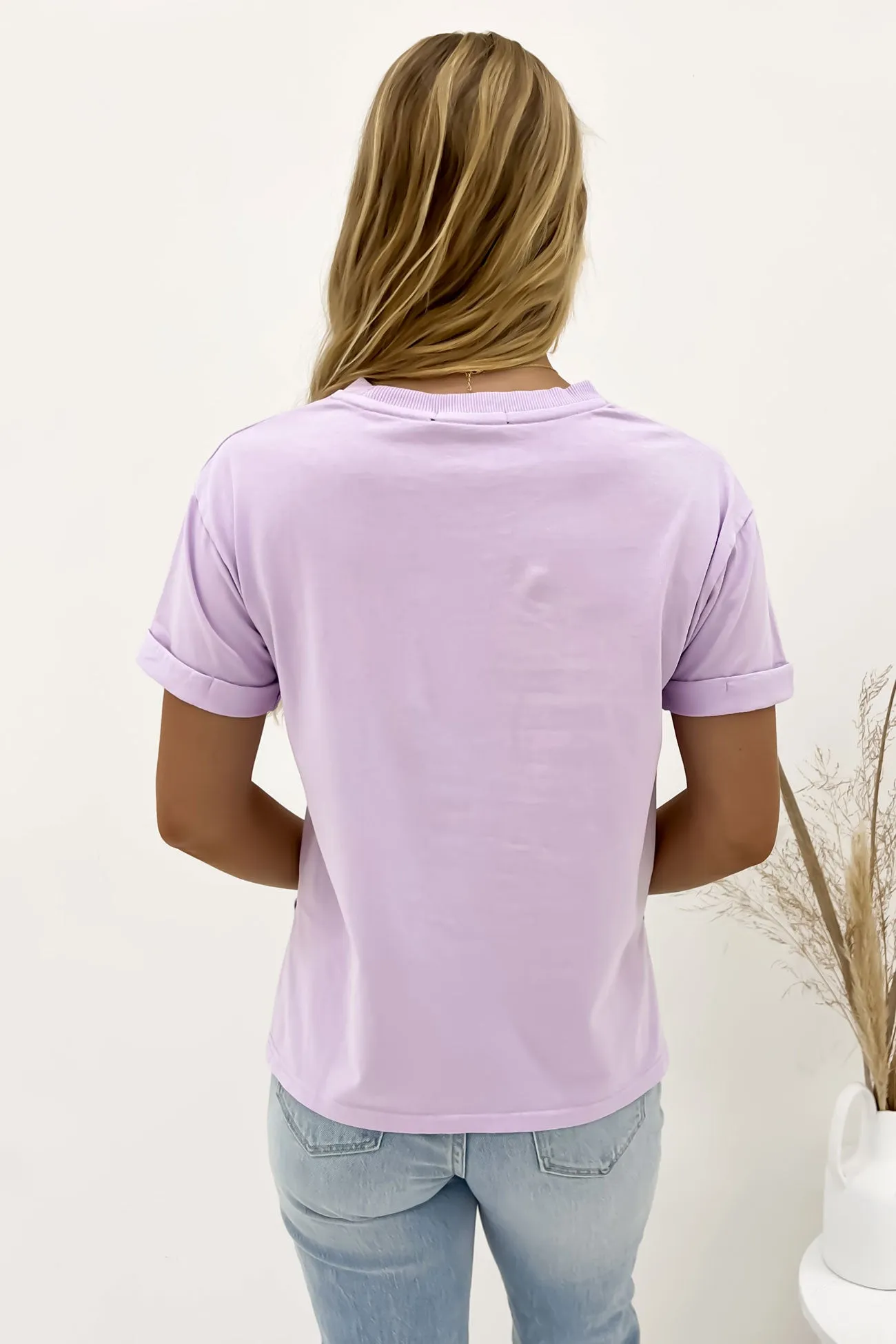 AAE Washed Tee Lilac