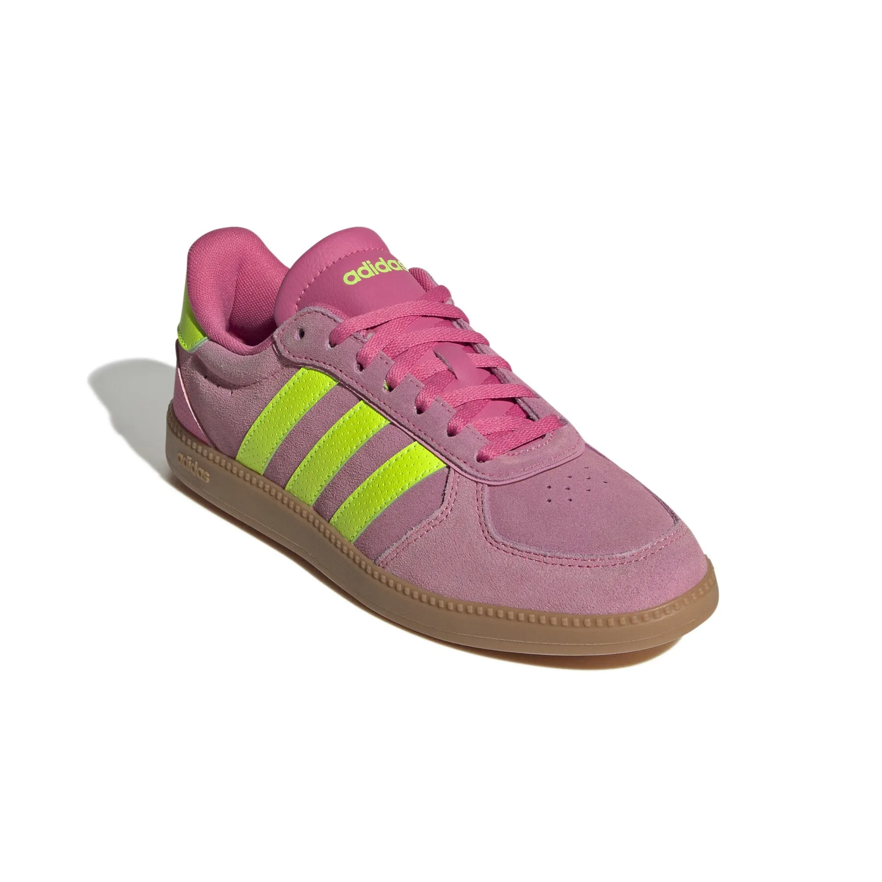 ADIDAS WOMENS BREAKNET SLEEK - Pulse Magenta / Lucid Lemon / Bliss Pink