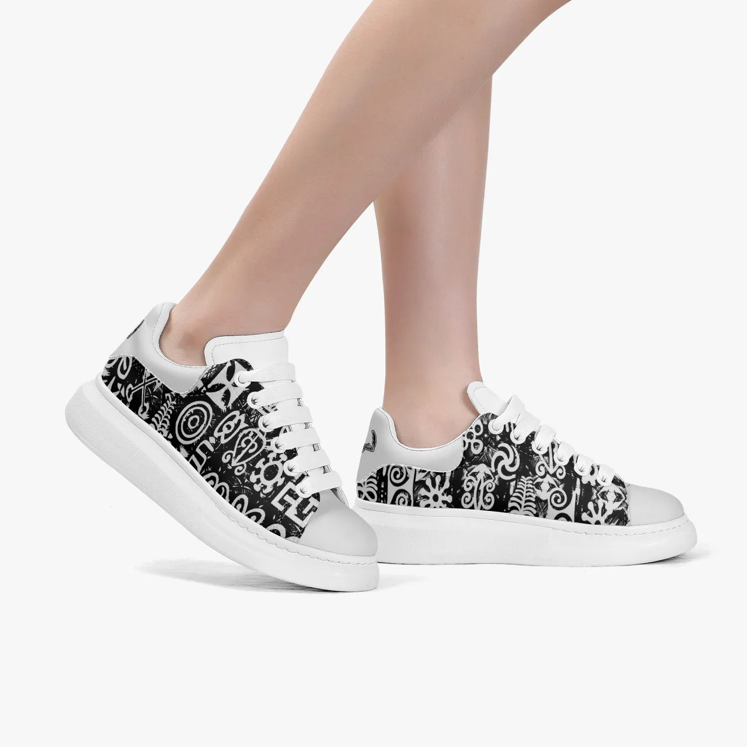 ADINKRA MX Leather Oversized Sneakers