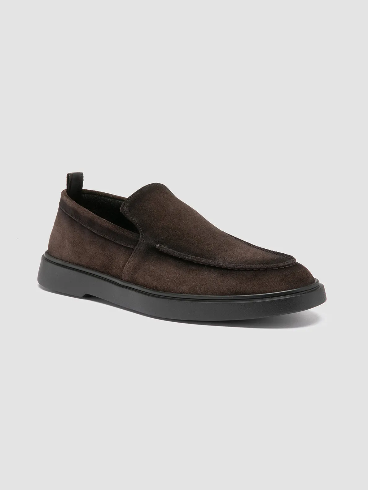 BONES 008 - Grey Suede Venetian Loafers