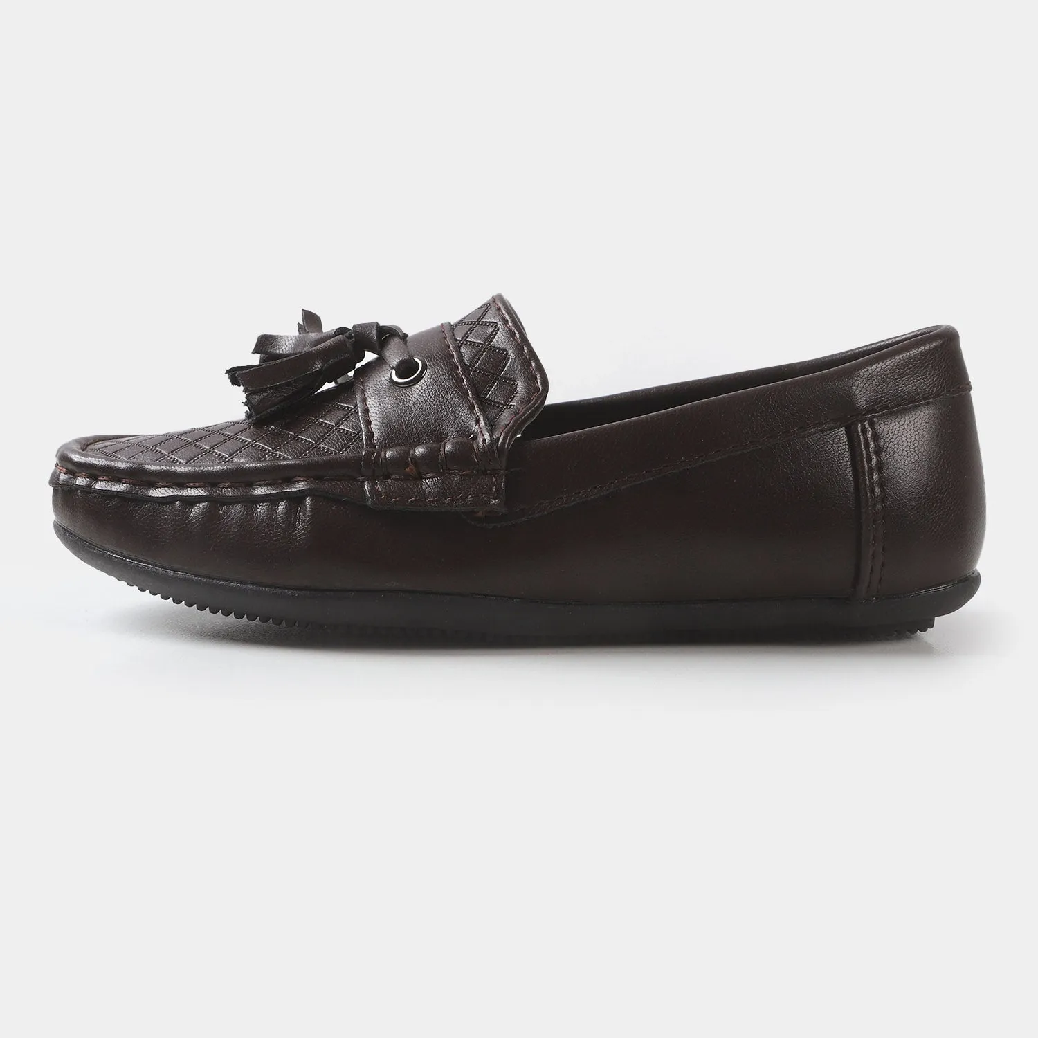 Boys loafers 202109-5 - COFFEE