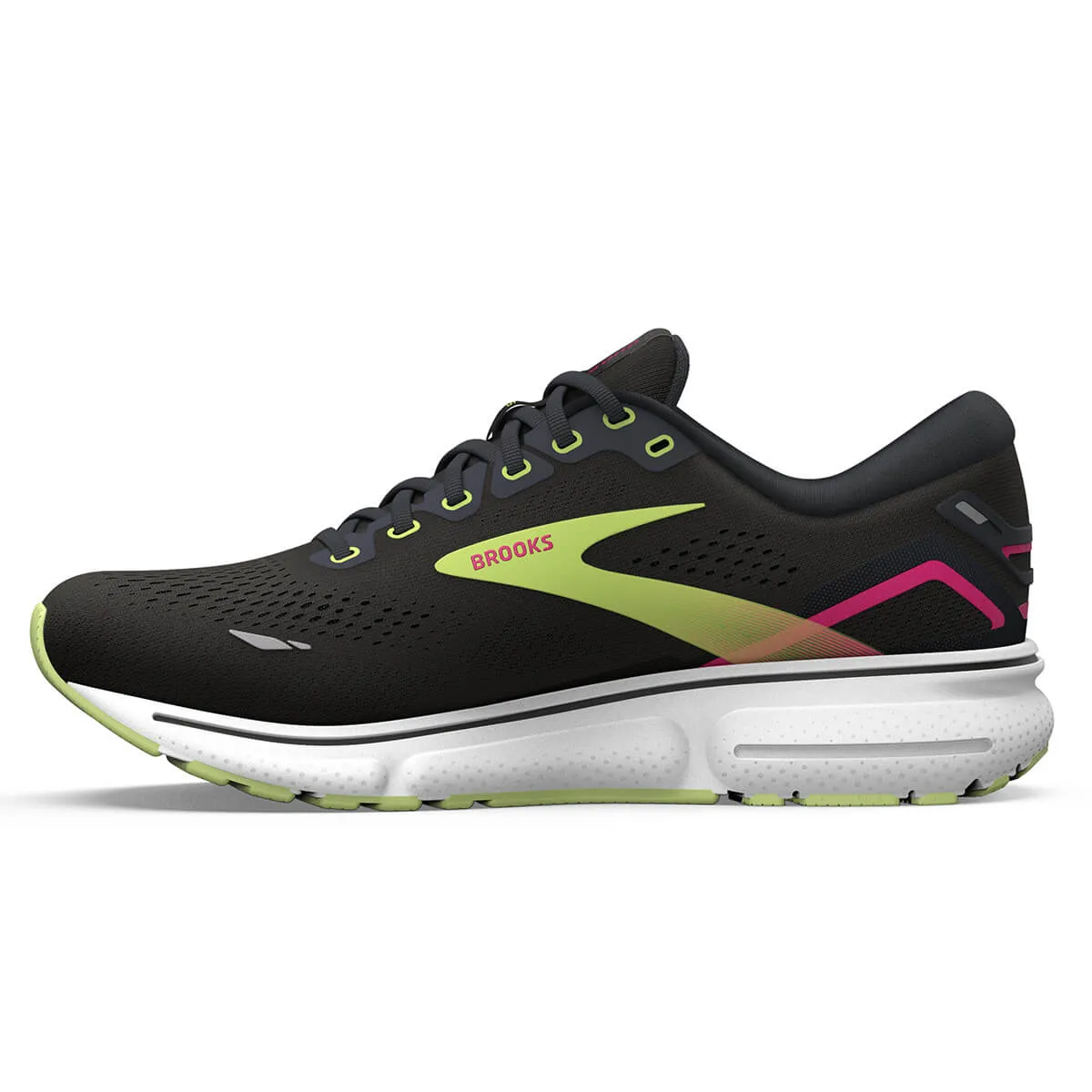 Brooks Ghost 15 Womens | Black/ebony/sharp Green