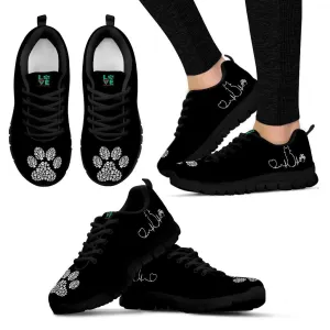 Cat Pulse with Paw Print -  Women's Sneakers