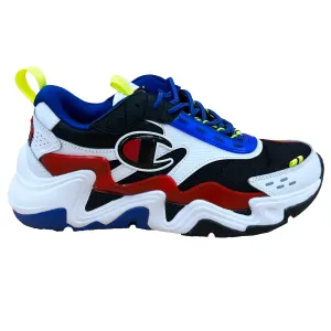 Champion Men's White/Multi Hyper C Flood Shoes CP101684M