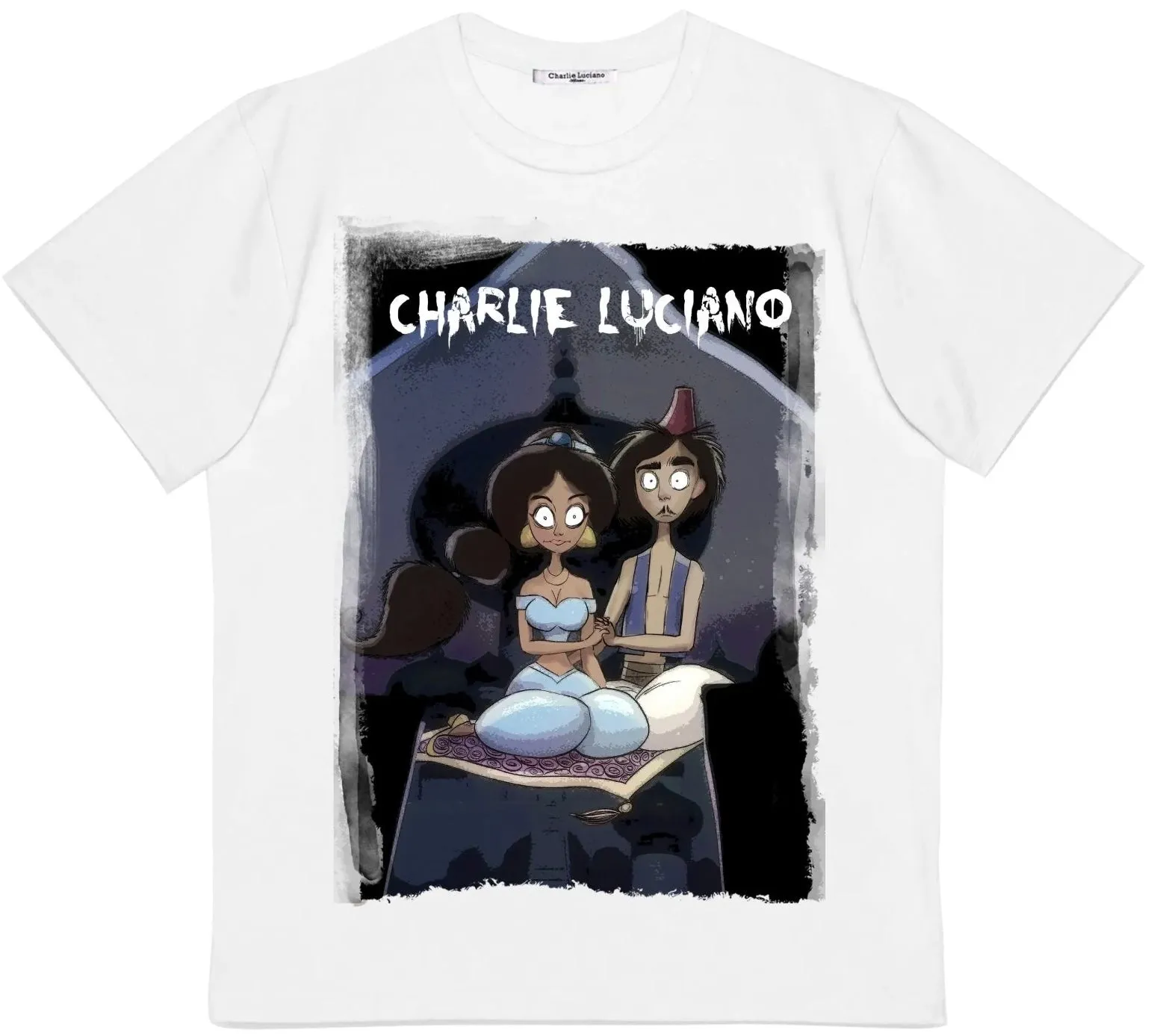 Charlie Luciano Aladdin T-Shirt White