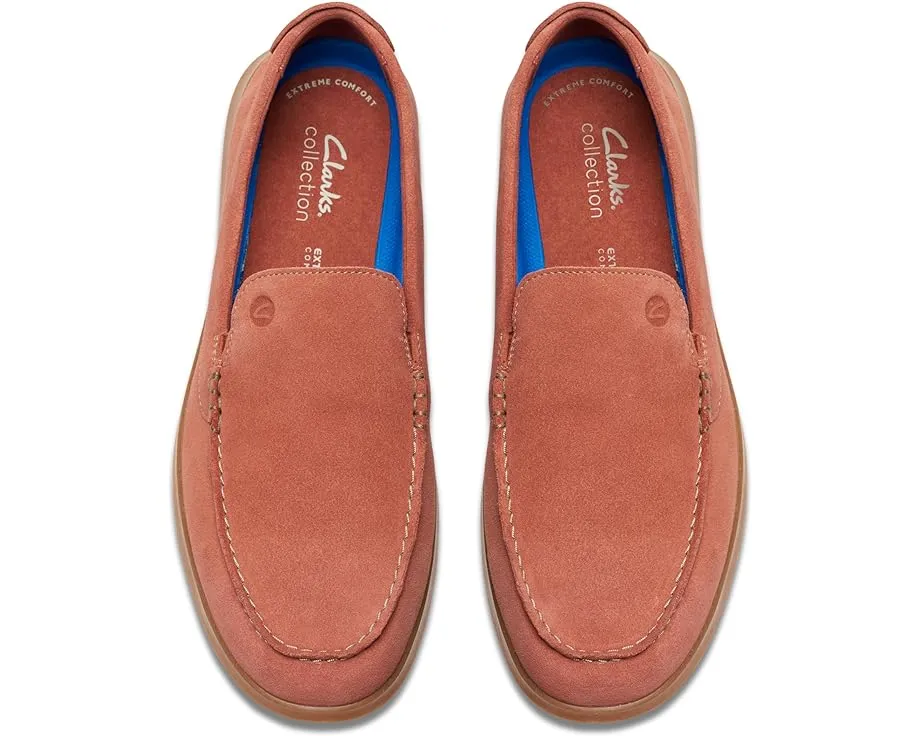 Clarks Men's Flexway Step Slip Ons - Red