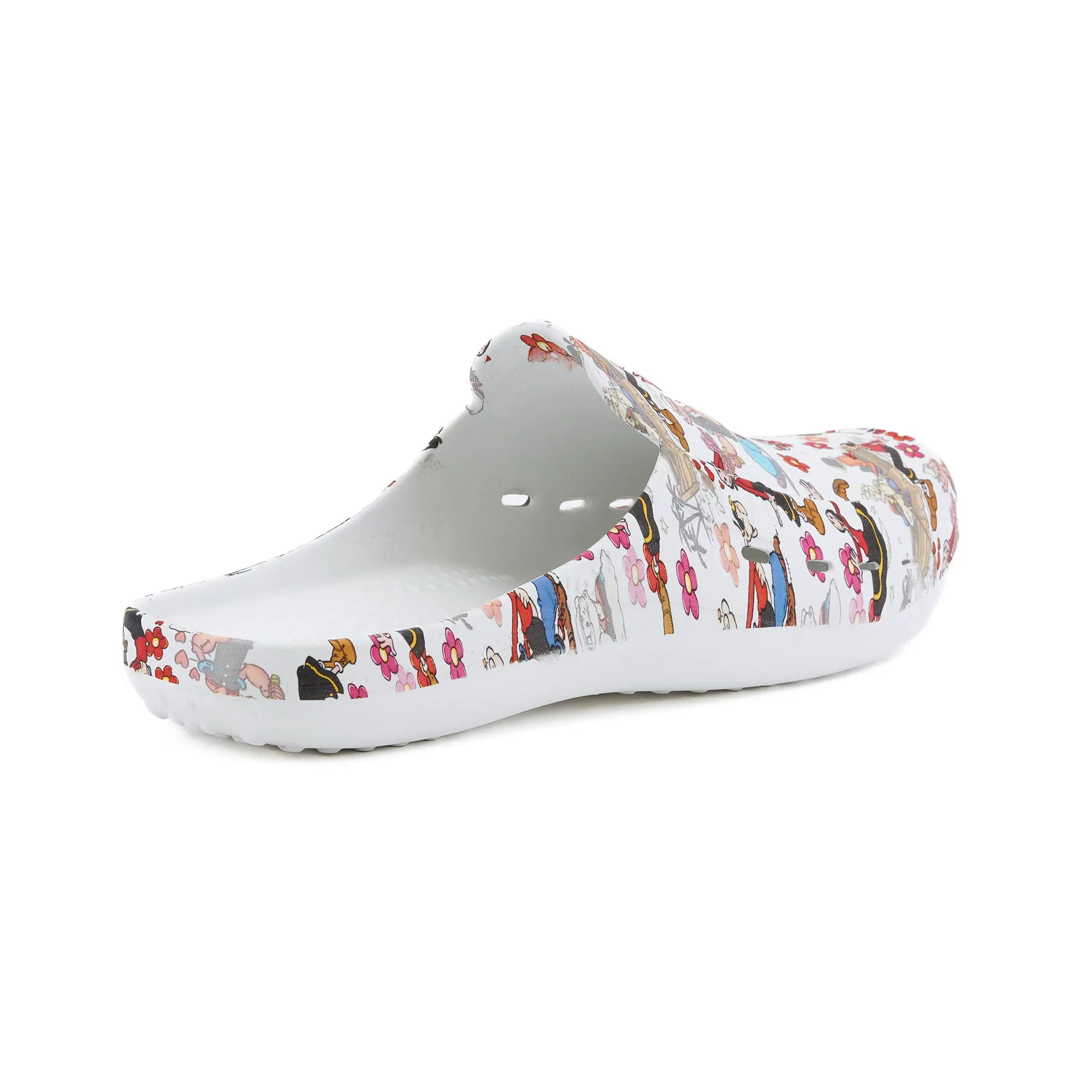 Dandy Olive in Love Print Slip Ons