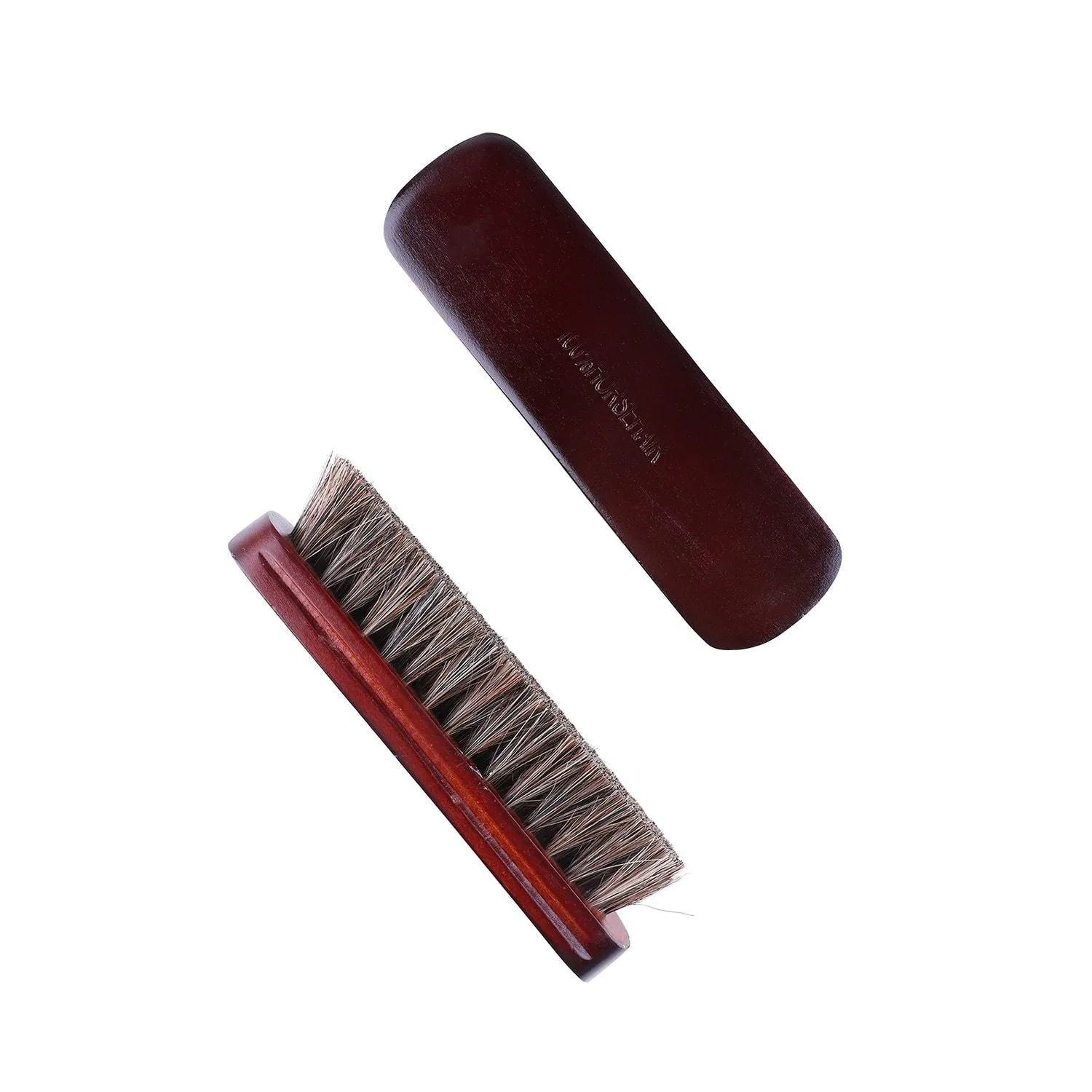 Enzo Professional Pure Horse Hair Shoe Brush Set 2 Pcs