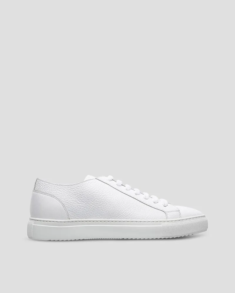 ERIC leather Sneakers - WHITE