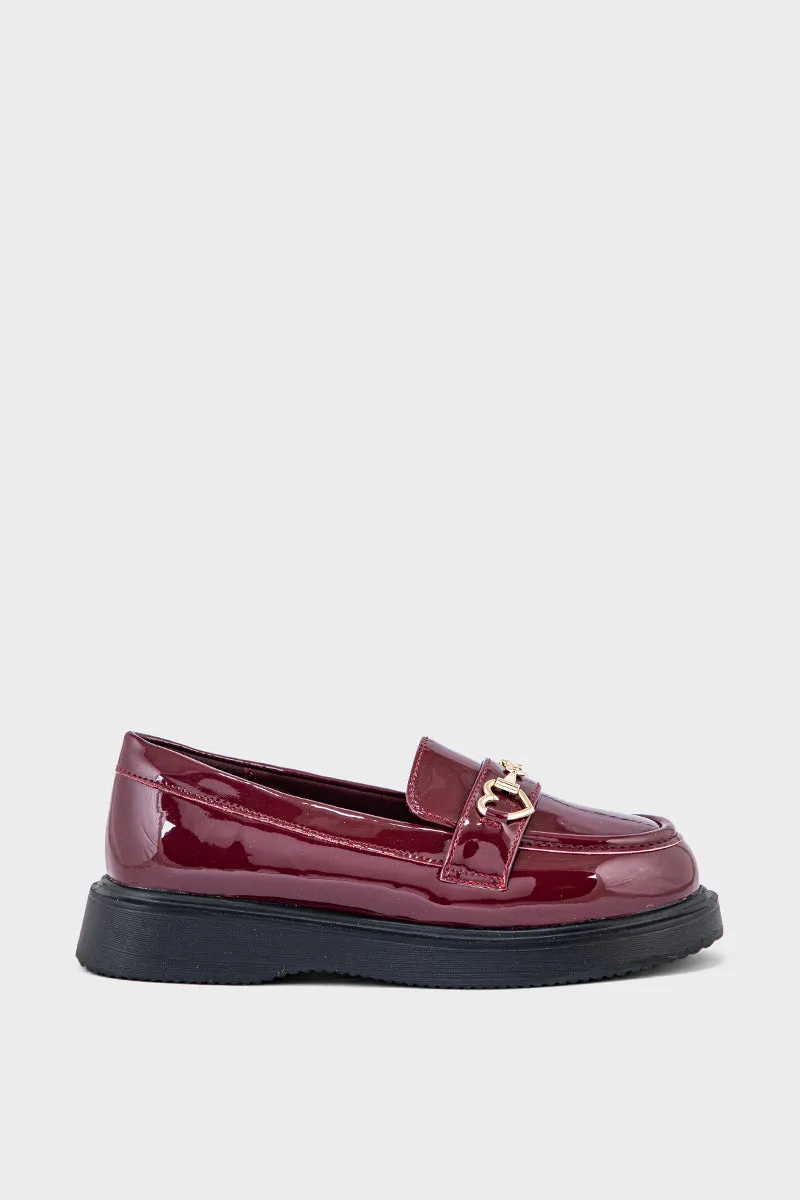 Girls Formal Loafer GF9501-Maroon