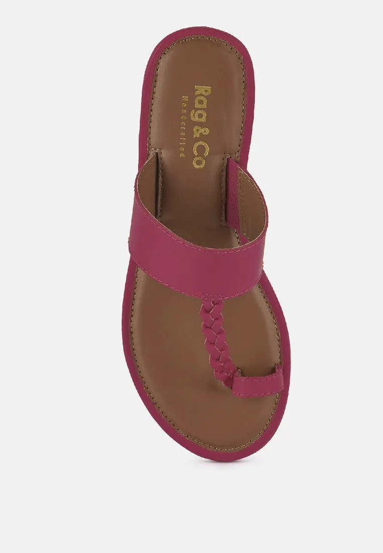 Harris Toe Ring Braided Slip Ons