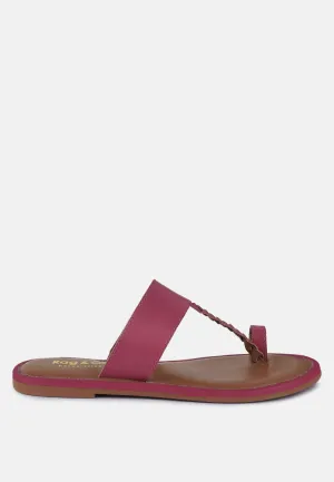 Harris Toe Ring Braided Slip Ons