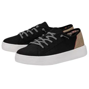 Hey Dude Women's Cody Craft Linen Black Shoes