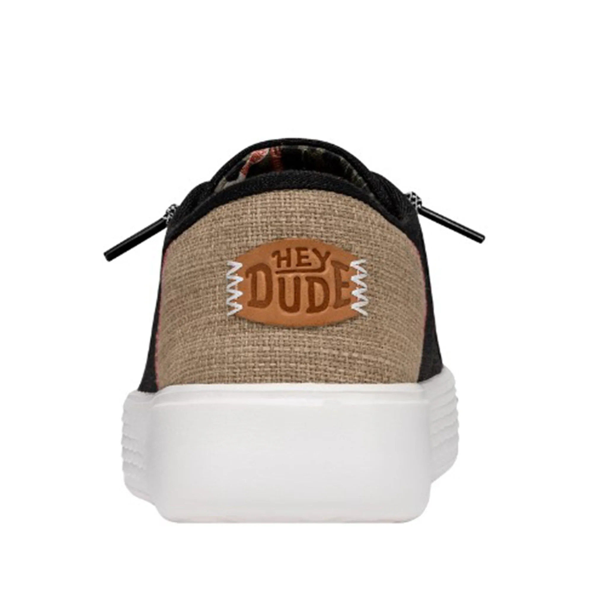 Hey Dude Women's Cody Craft Linen Black Shoes