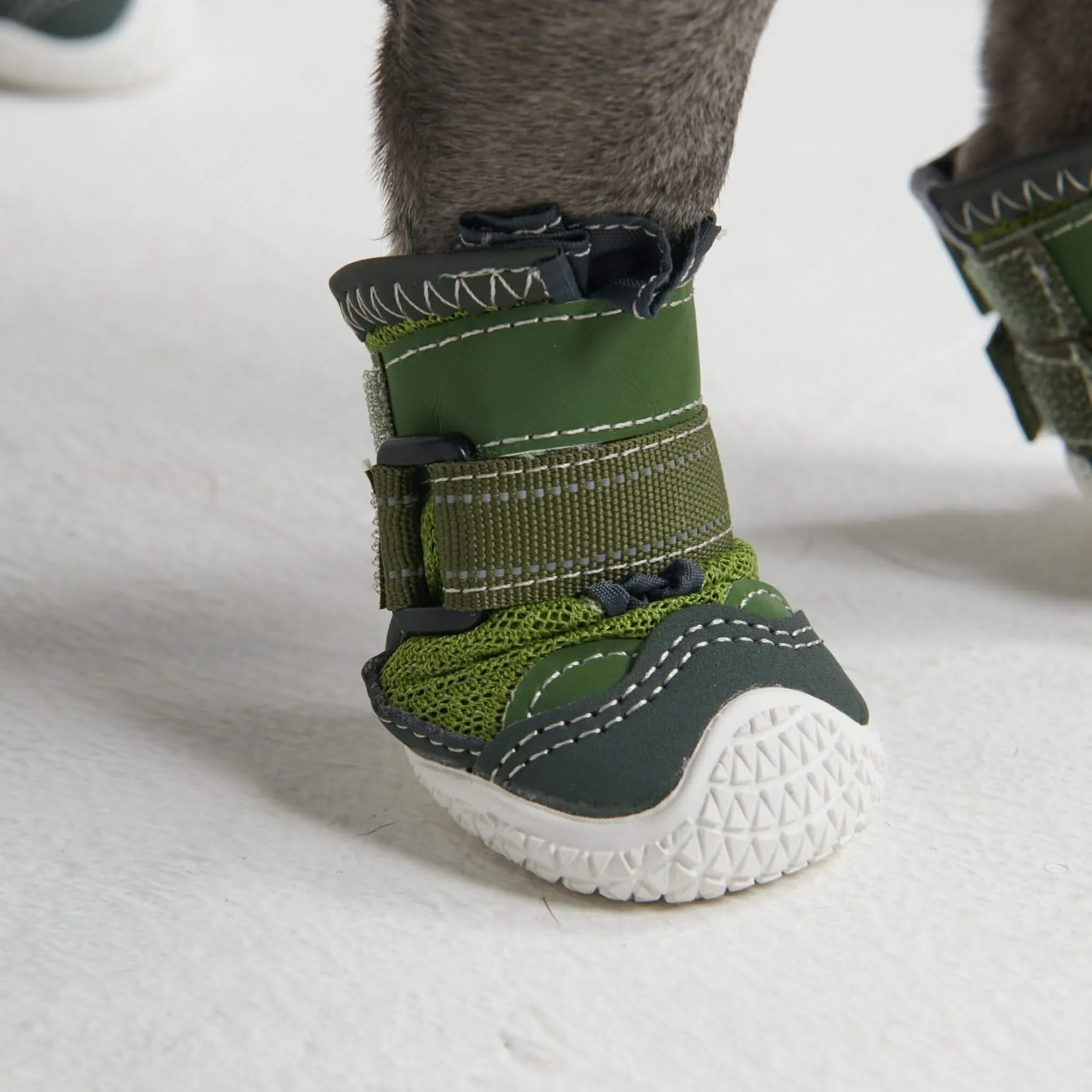 Hot Pavement Pawtector Dog Shoes - Green