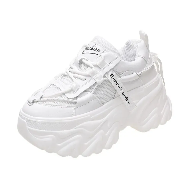 Joskaa 2024 New White Sneakers High Platform