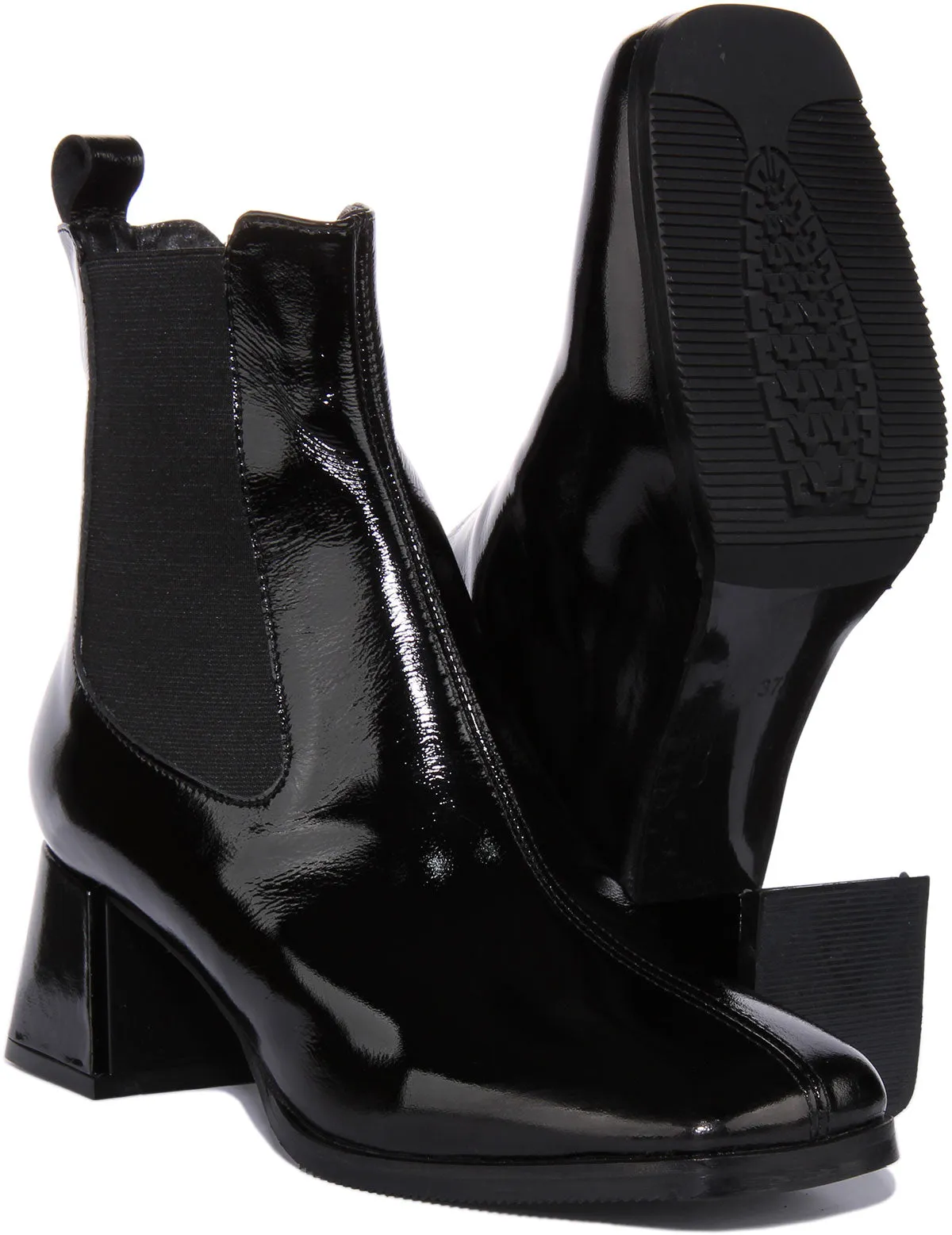 Justinreess England Emelia In Black Patent For Women