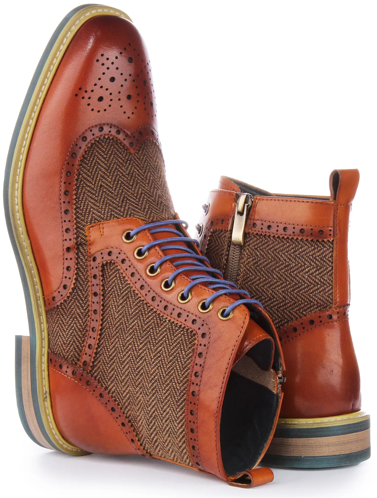 Justinreess England Hi Kennedy In Brown For Men