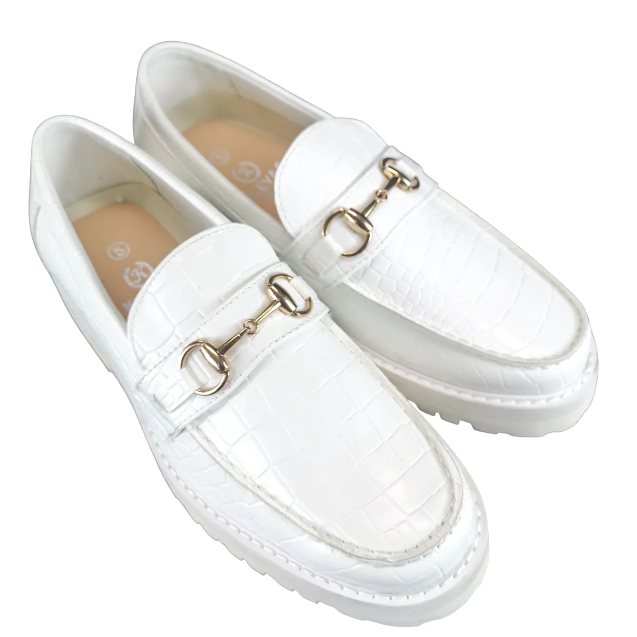 K7 Marco Croc White Shoe