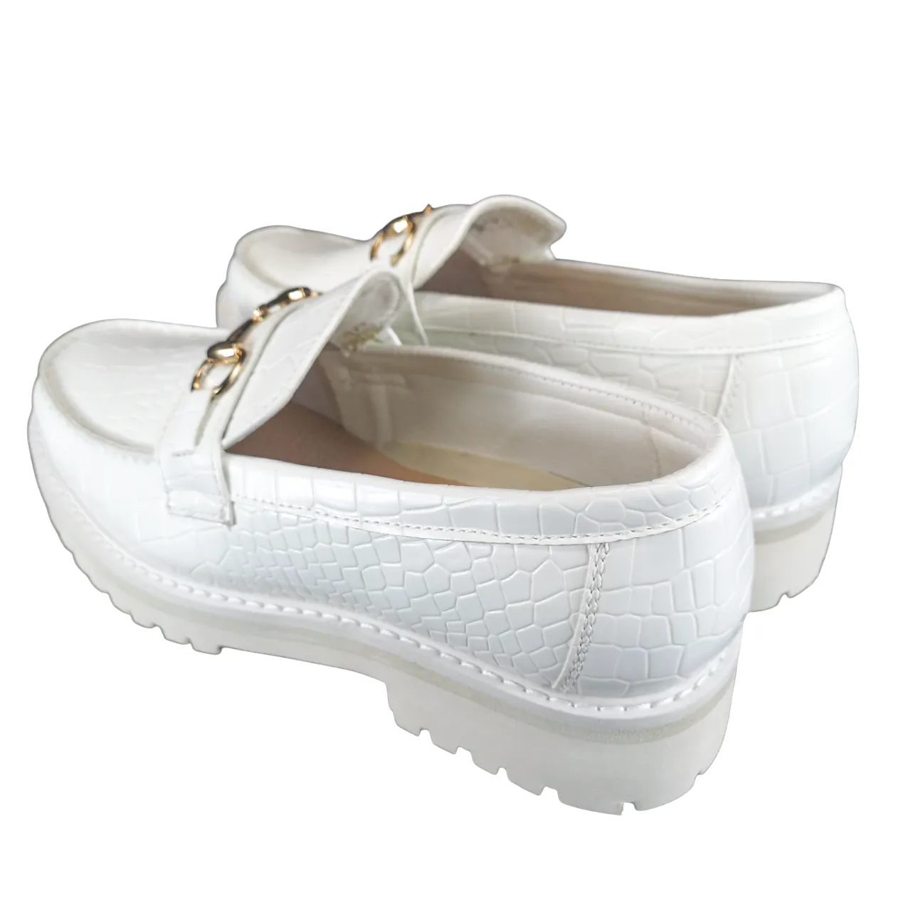 K7 Marco Croc White Shoe