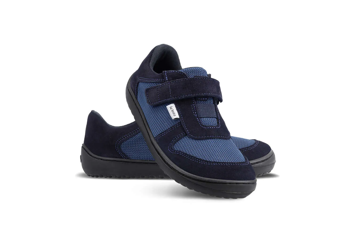 Kids barefoot sneakers Be Lenka Joy - Dark Blue & Black