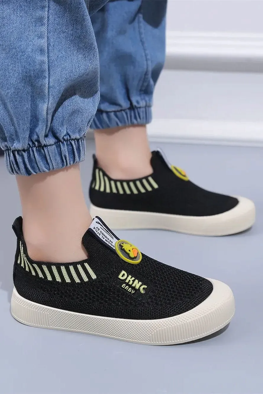 Kid's DKNC Slip-On Knit Sneakers