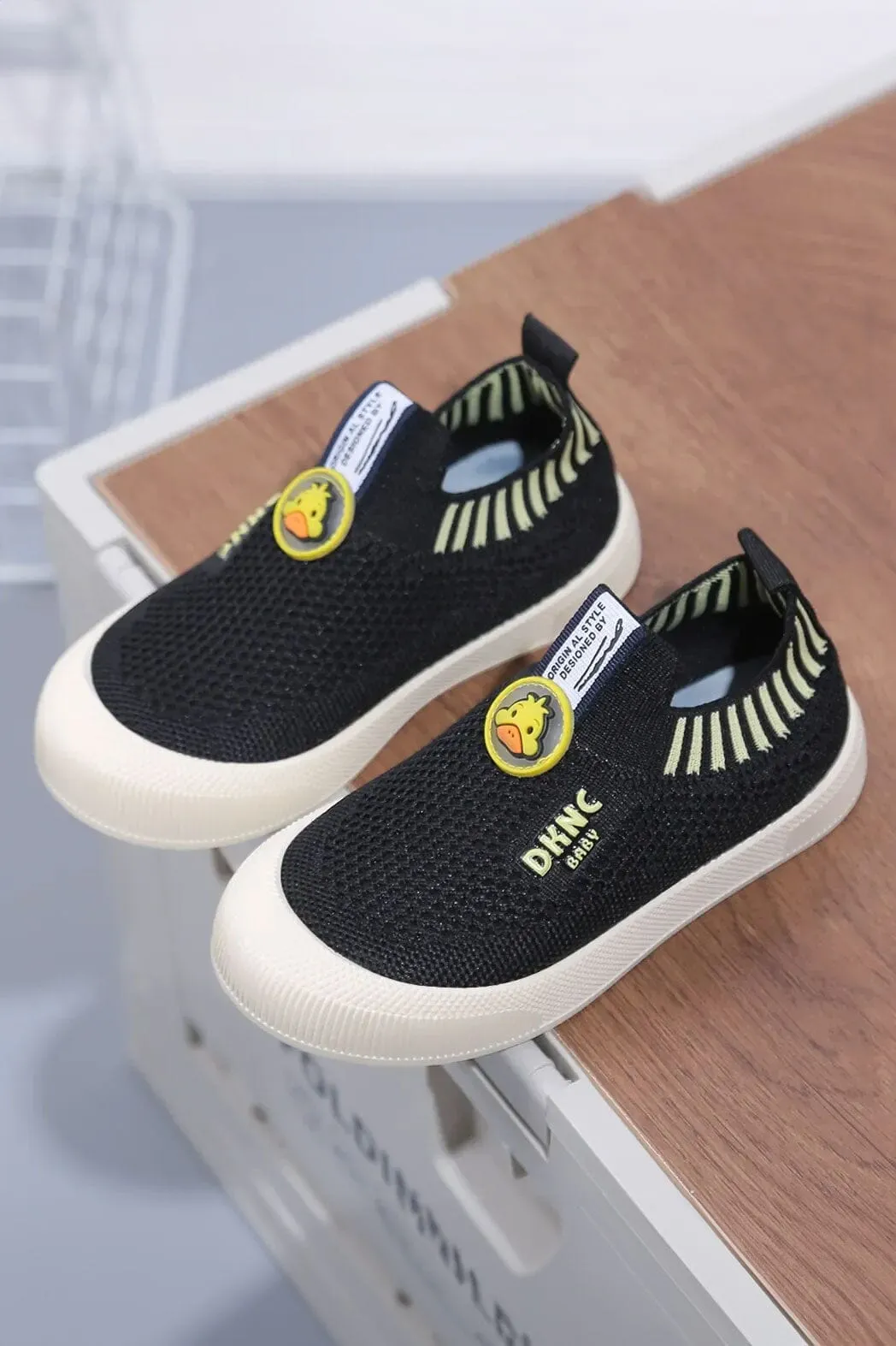 Kid's DKNC Slip-On Knit Sneakers