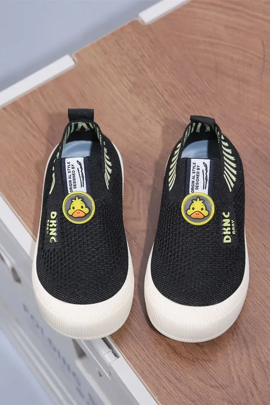 Kid's DKNC Slip-On Knit Sneakers