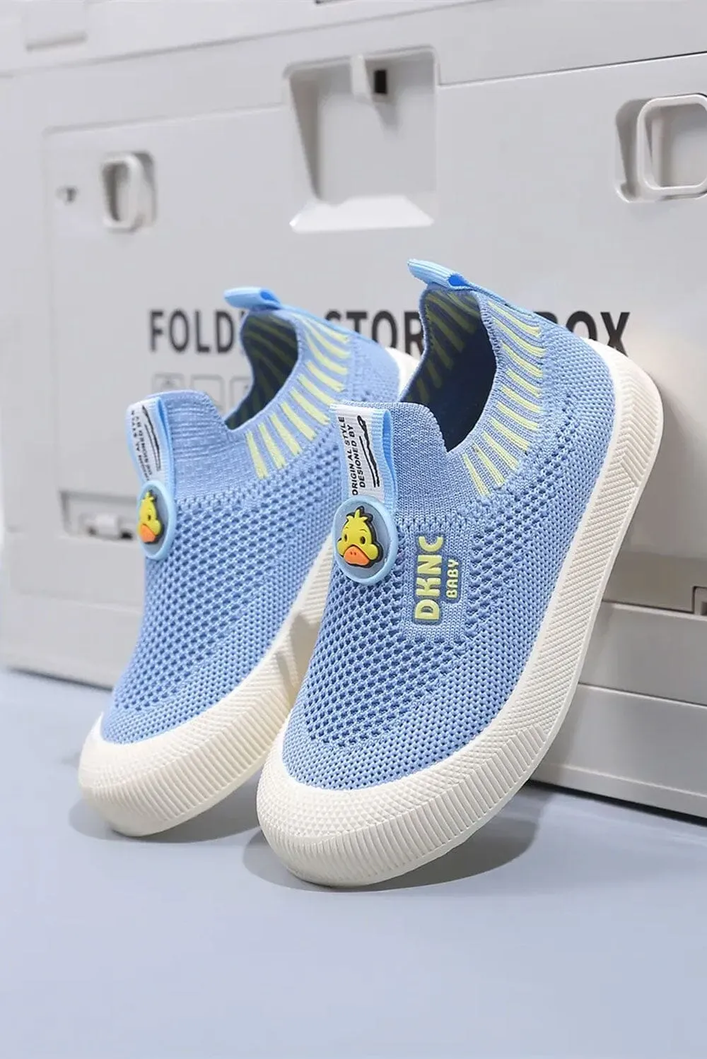 Kid's DKNC Slip-On Knit Sneakers