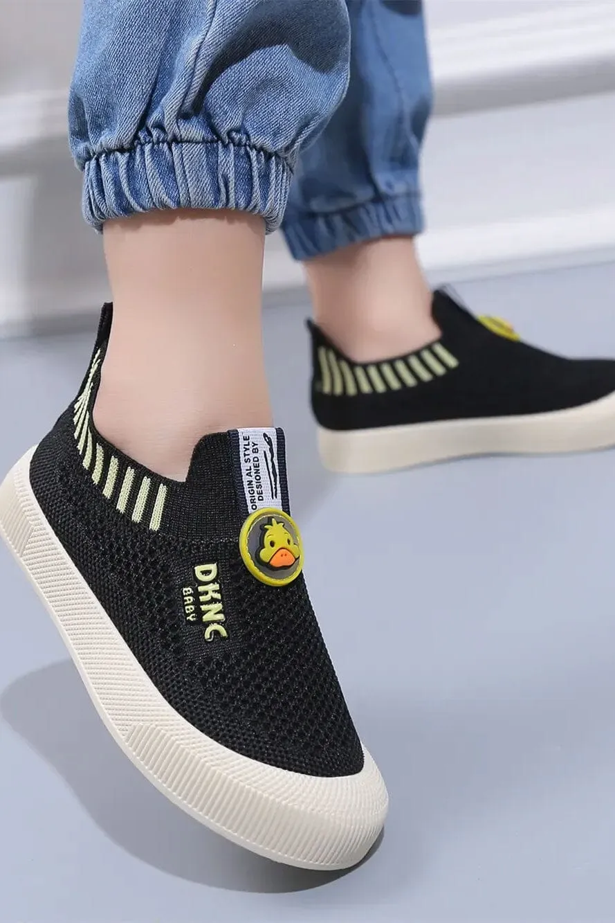 Kid's DKNC Slip-On Knit Sneakers