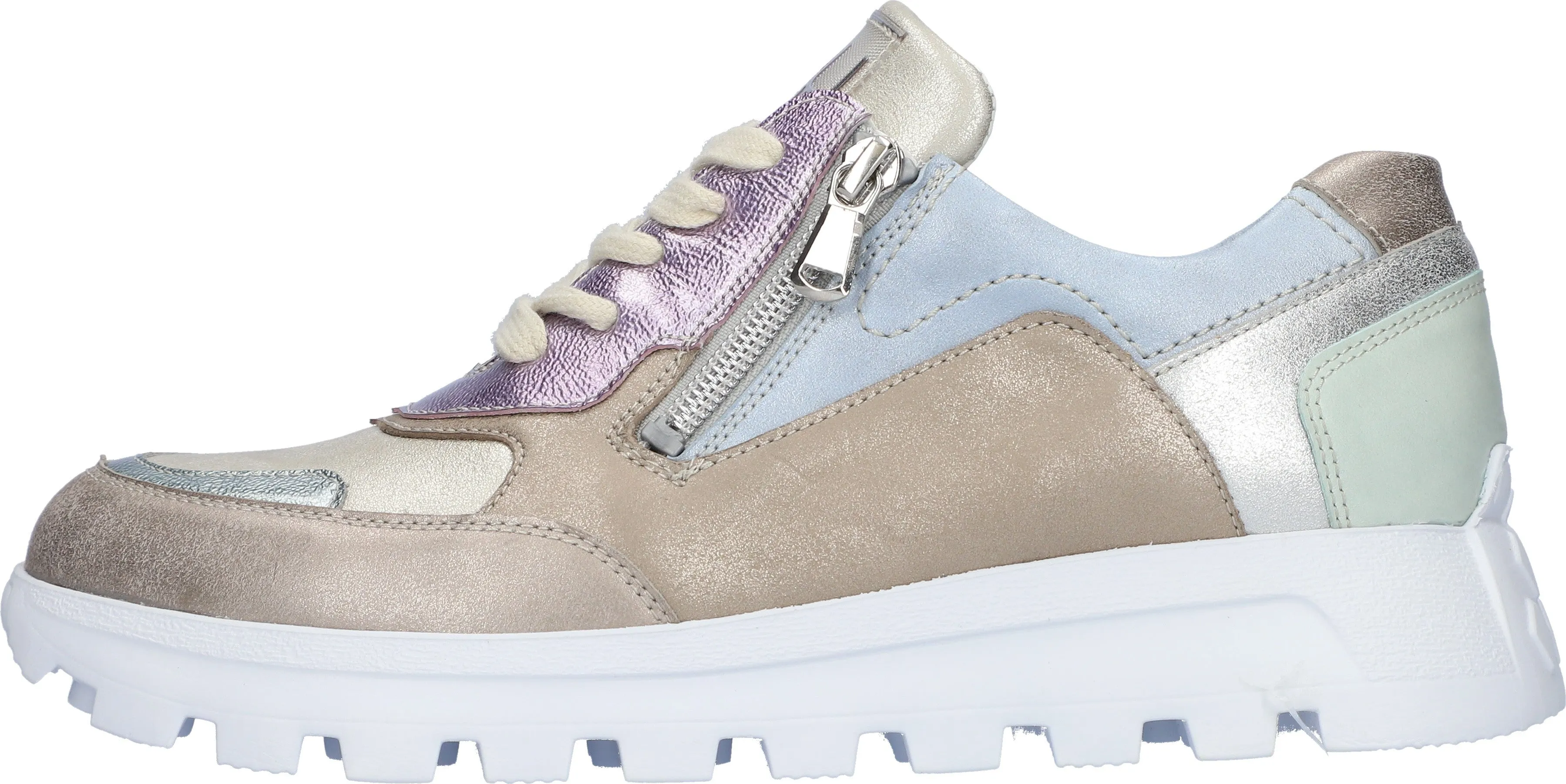 Ladies Waldlaufer Trainers Light Bronze/Lavender H Fit Ajala 993004 908 349