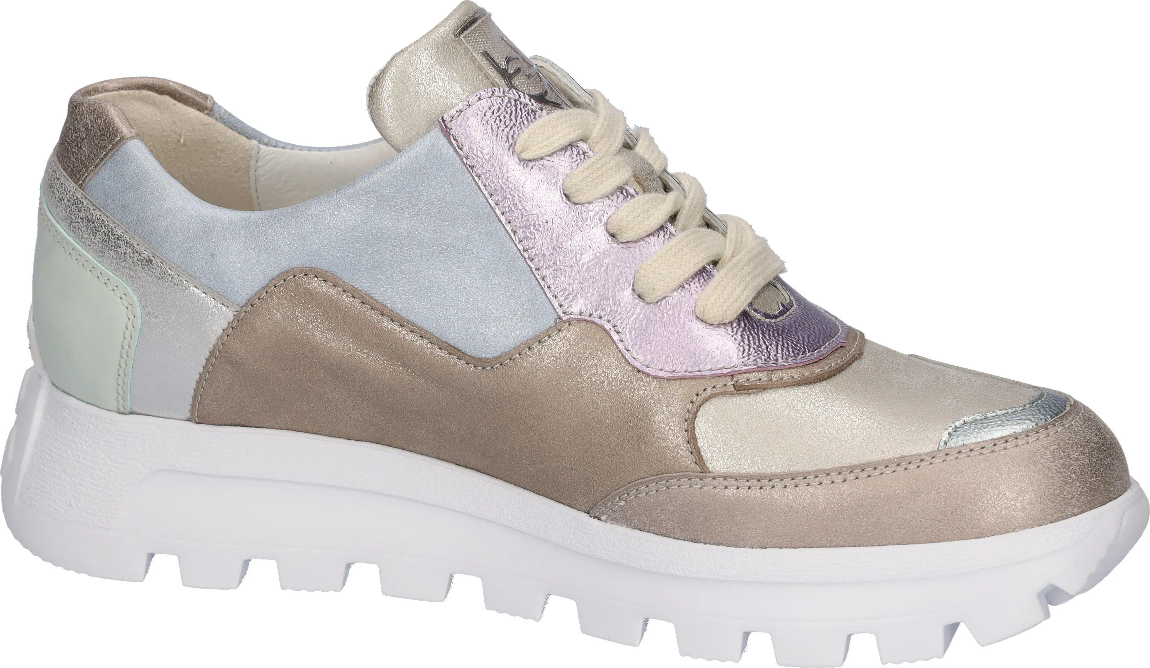 Ladies Waldlaufer Trainers Light Bronze/Lavender H Fit Ajala 993004 908 349