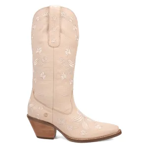 Love Bug Floral Embroidered Snip Toe Cowboy Boots