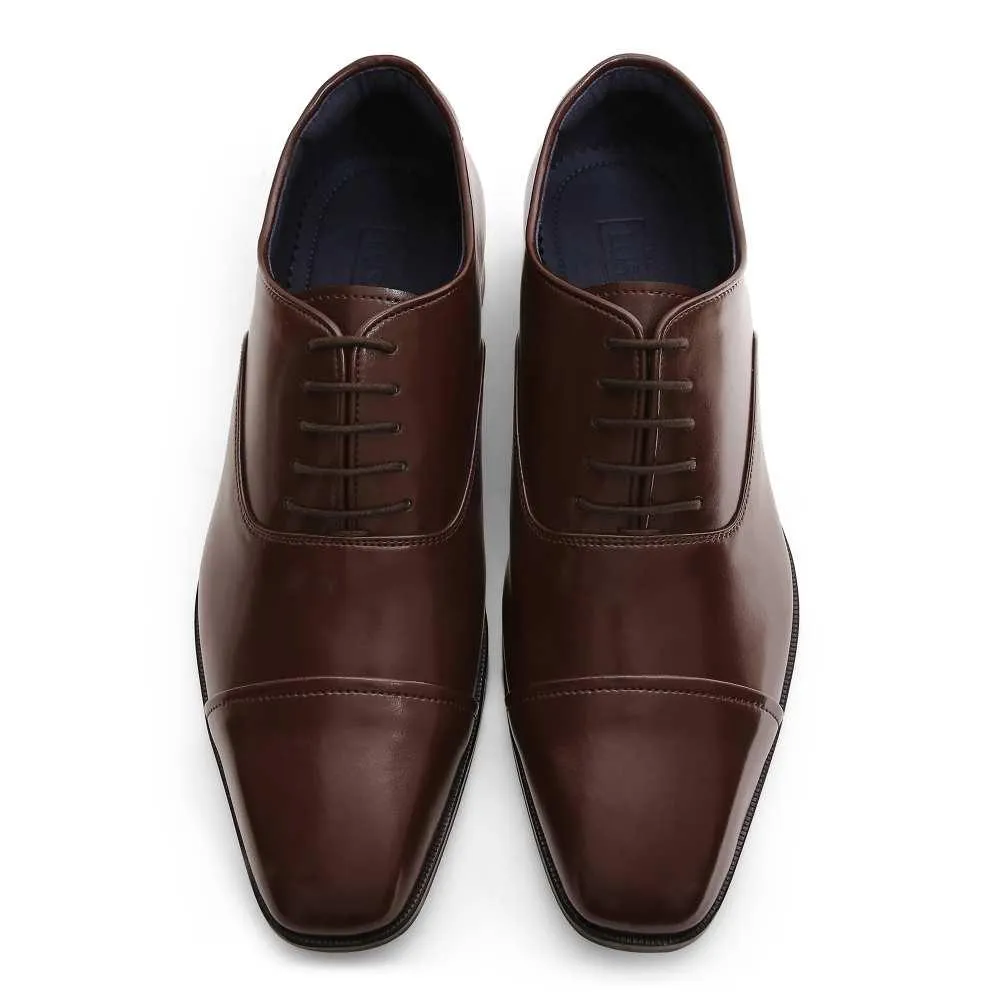 Lucas - Dark Tan Oxford Lace-up