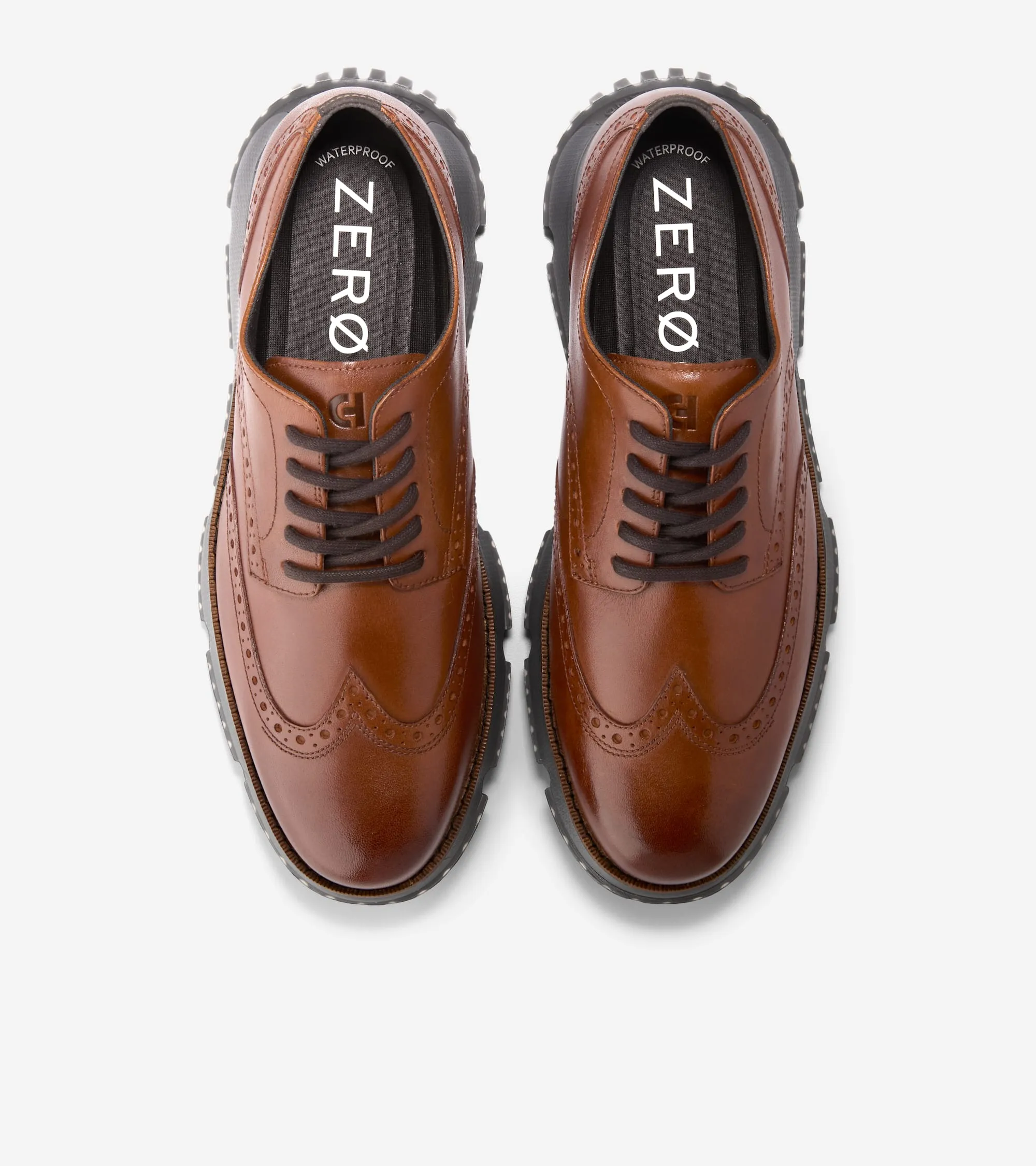 Men's 4.ZERØGRAND Wingtip Winter Oxfords