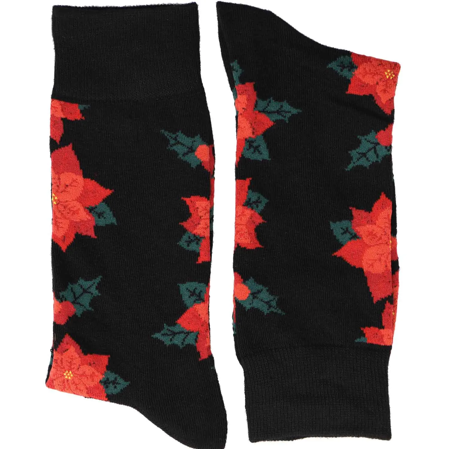 Men's Poinsettia Socks