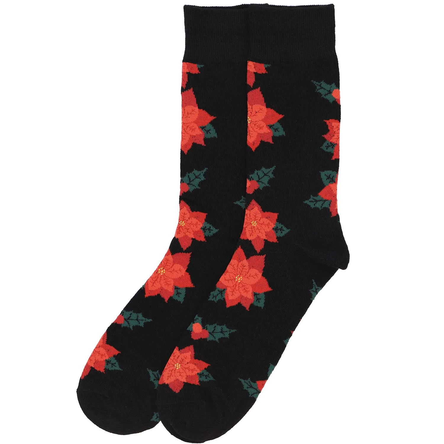 Men's Poinsettia Socks