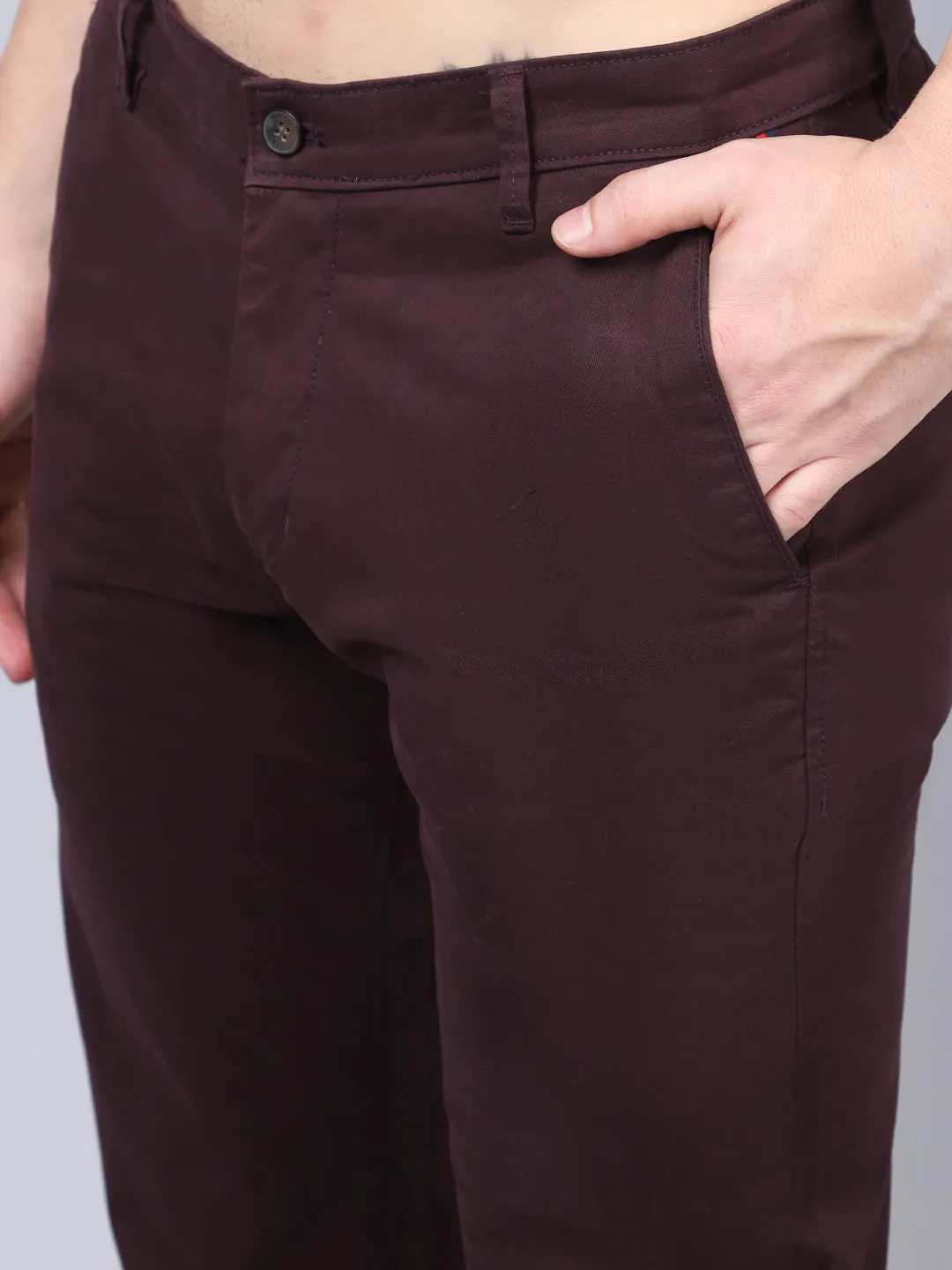 Mens Wine Trouser