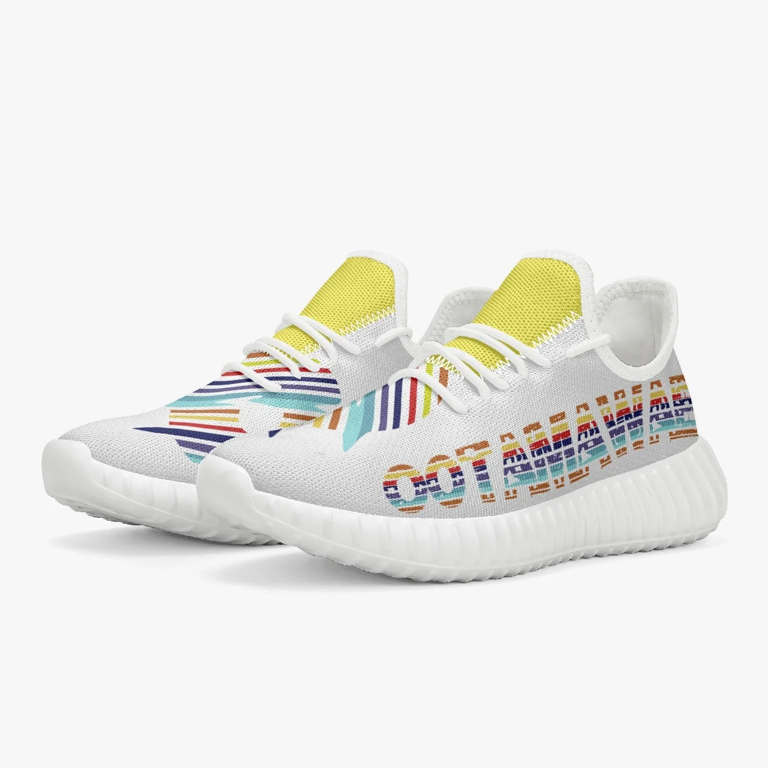 Mesh Knit Sneakers -Rainbow