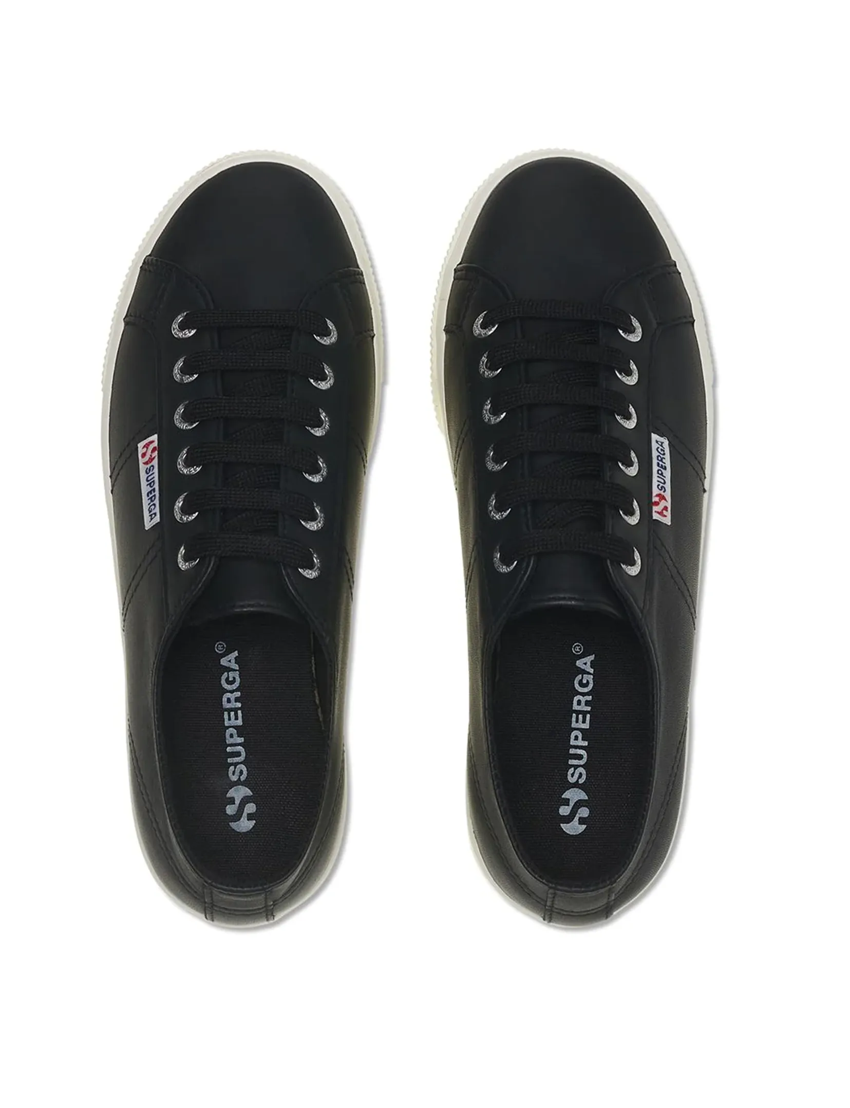 Nappa Leather Platform Sneaker 2790, Black