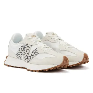 New Balance 327 Animal Print Sea Salt Women's White Trainer