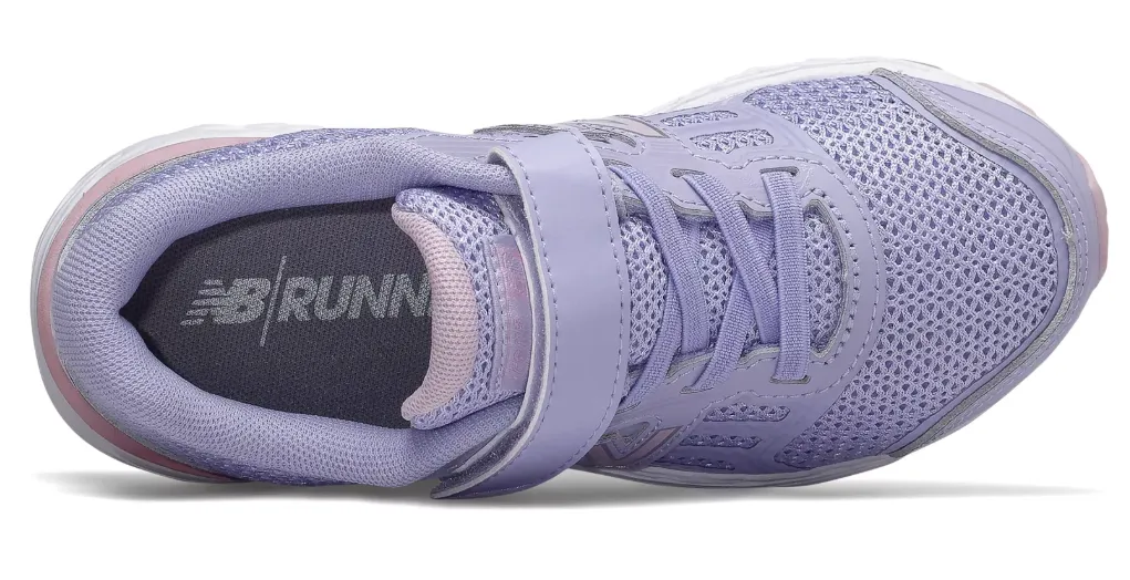 New Balance Clear Amethyst/Oxygen Pink 680v5 A/C Children's Sneaker