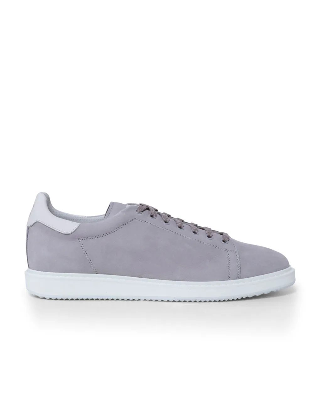 Nubuck Sneakers in Light Grey