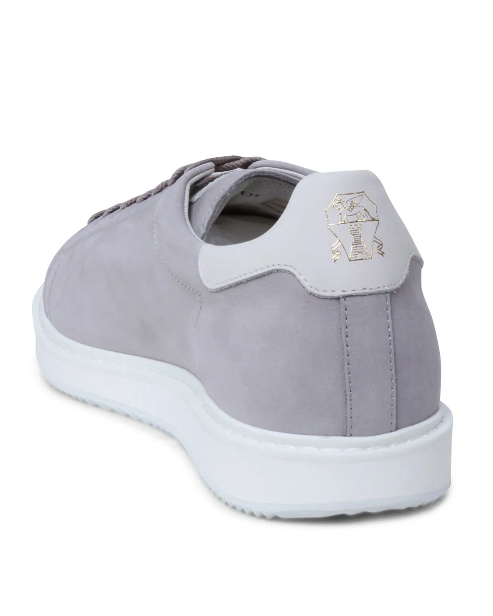 Nubuck Sneakers in Light Grey