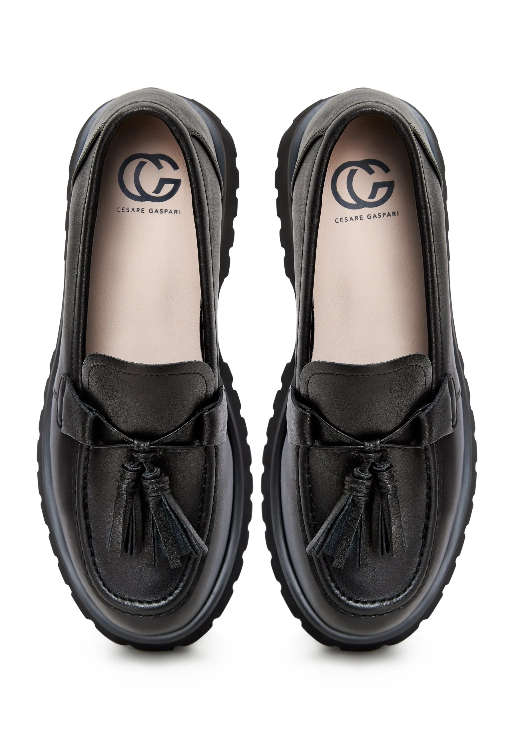 Platform Loafers Ksenia - Black