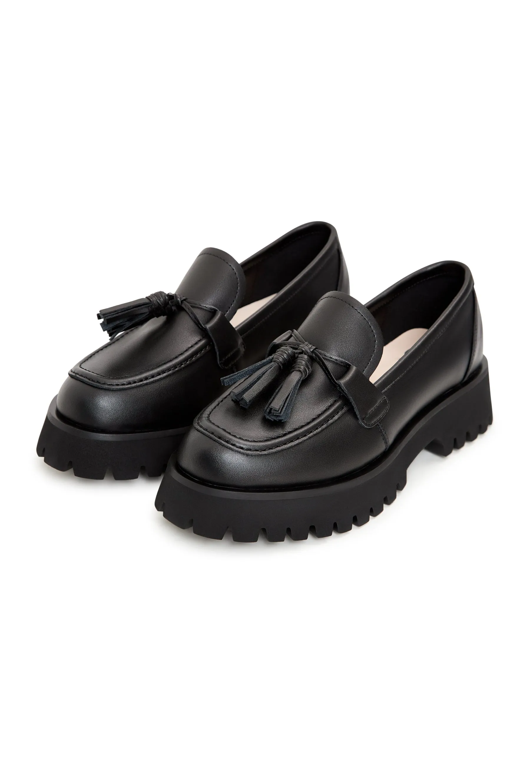 Platform Loafers Ksenia - Black