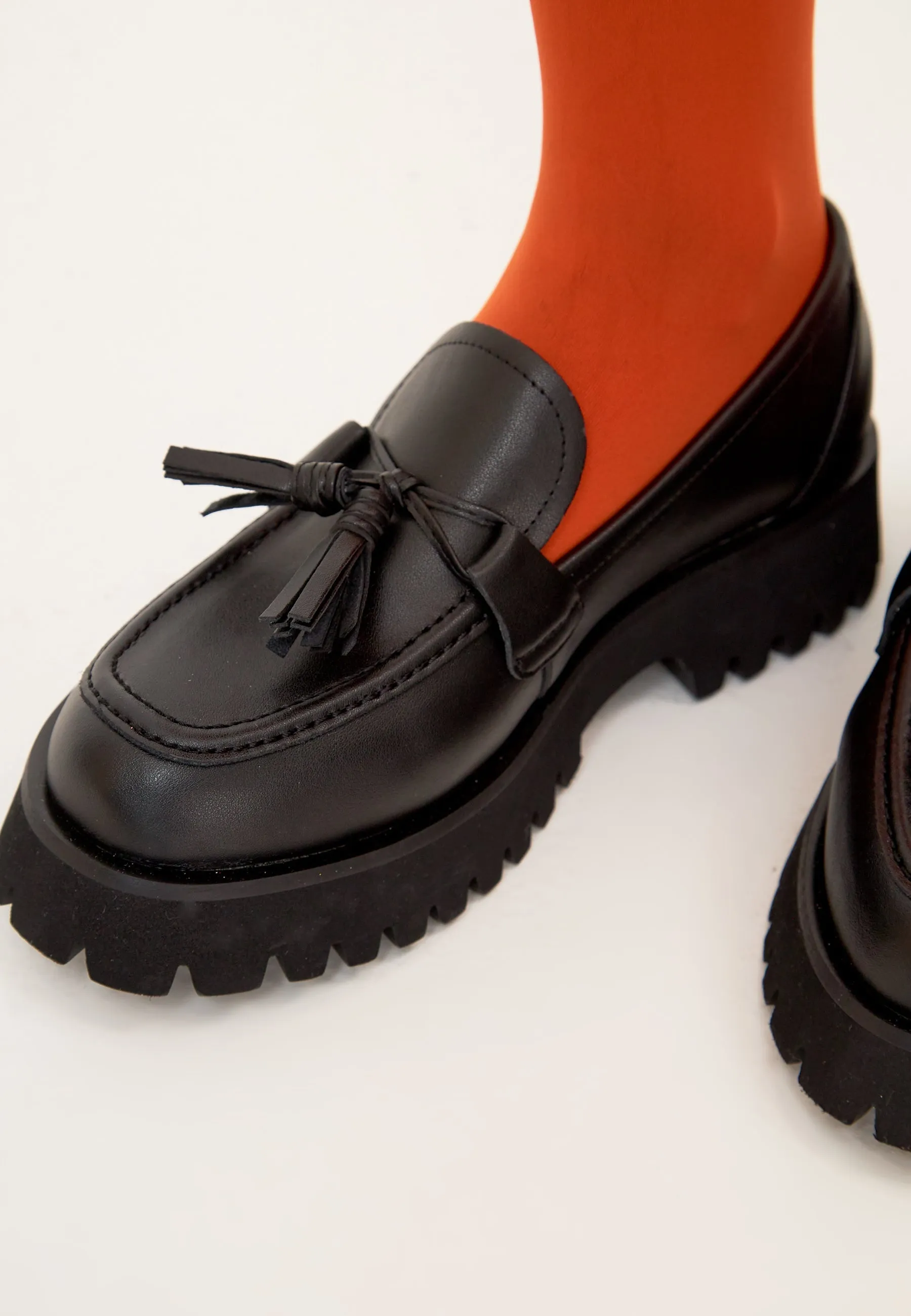 Platform Loafers Ksenia - Black